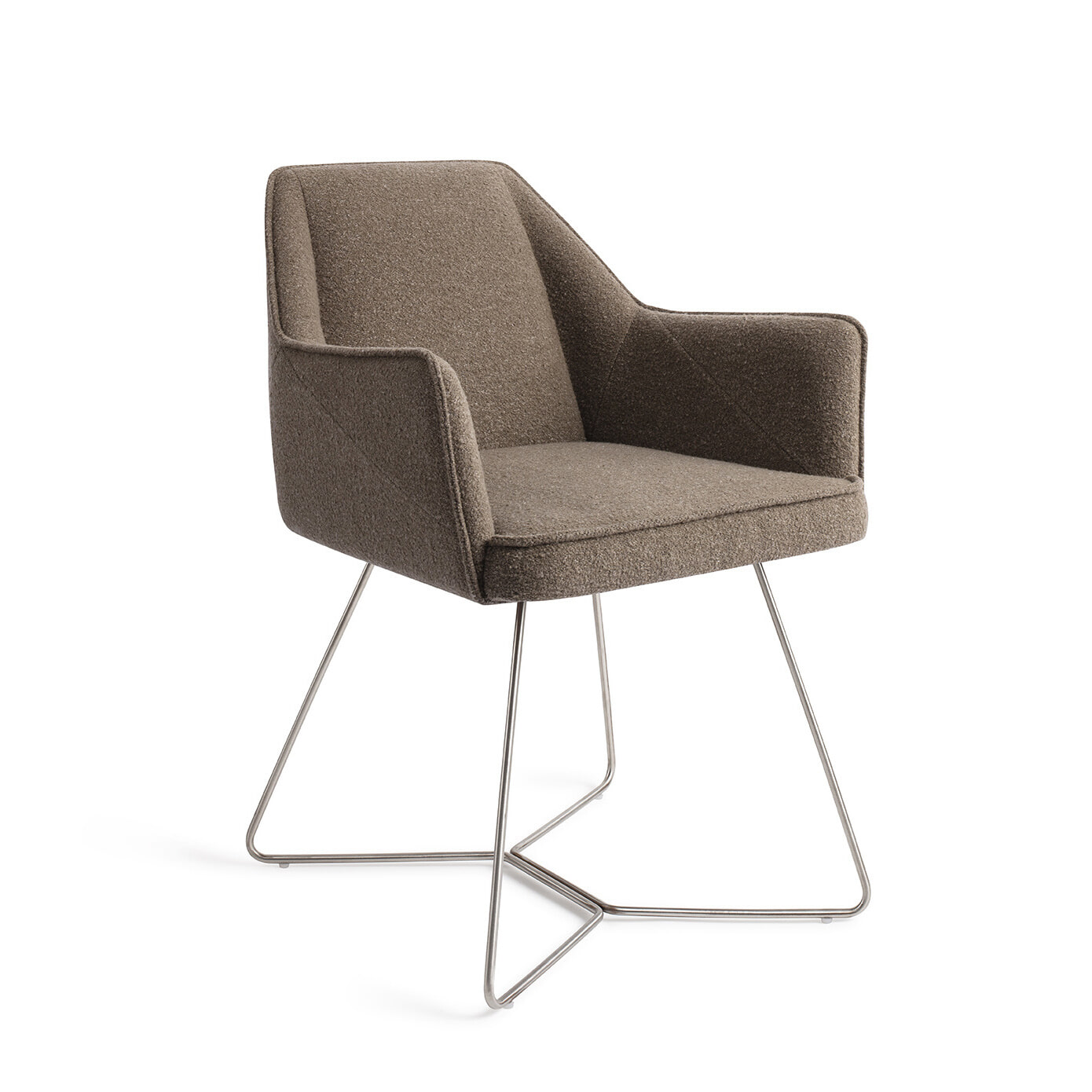 Jesper Home Eetkamerstoel 'Tome' Beehive Steel