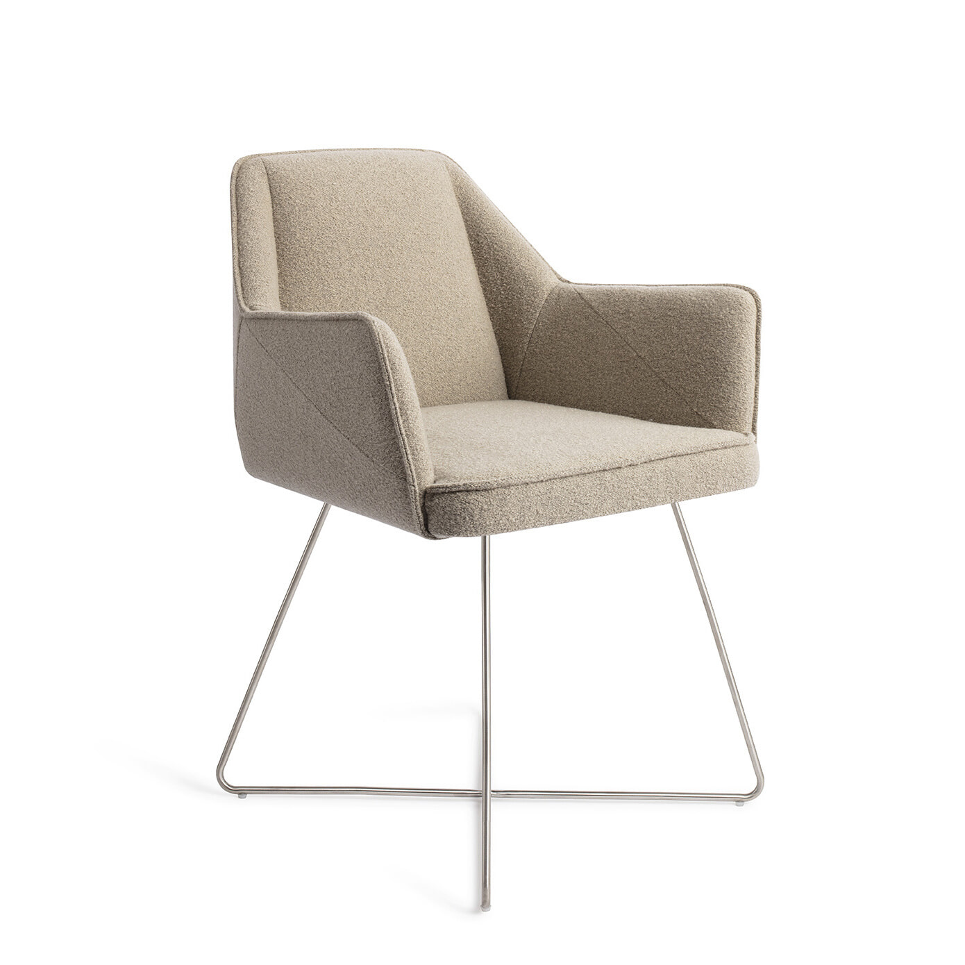 Jesper Home Eetkamerstoel 'Tome' Cross Steel
