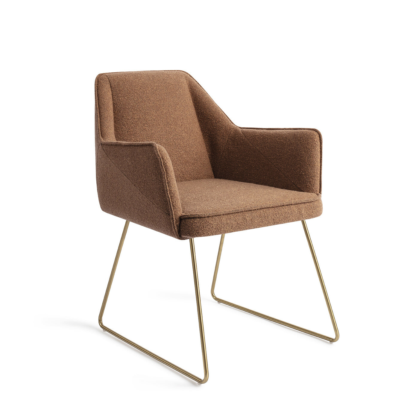 Jesper Home Eetkamerstoel 'Tome' Slide Gold