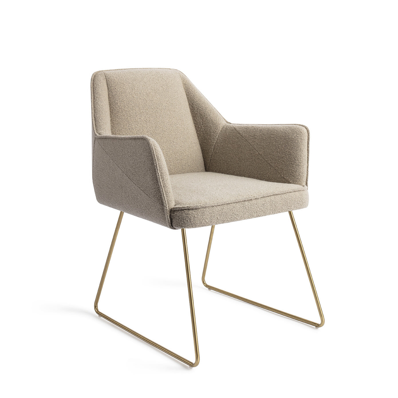 Jesper Home Eetkamerstoel 'Tome' Slide Gold
