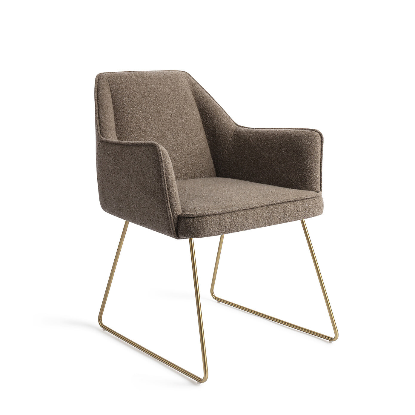 Jesper Home Eetkamerstoel 'Tome' Slide Gold