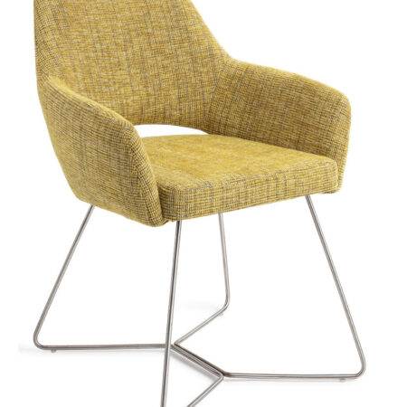 Jesper Home Eetkamerstoel 'Yanai' Beehive Steel