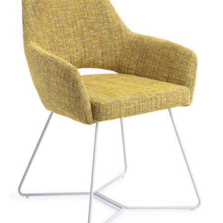 Jesper Home Eetkamerstoel 'Yanai' Beehive White