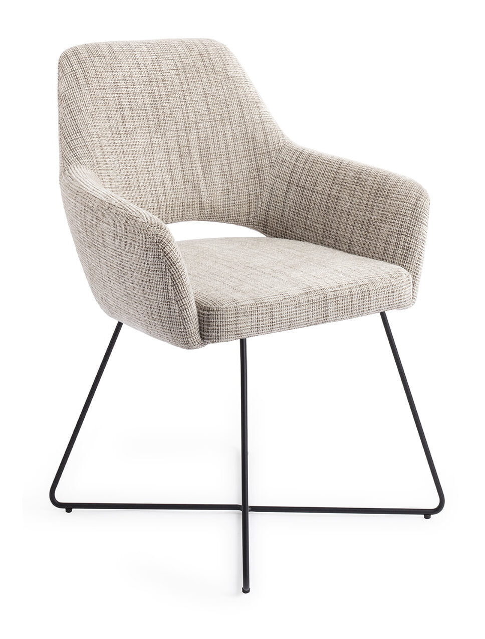 Jesper Home Eetkamerstoel 'Yanai' Cross Black