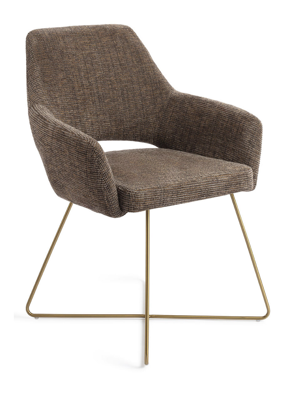 Jesper Home Eetkamerstoel 'Yanai' Cross Gold