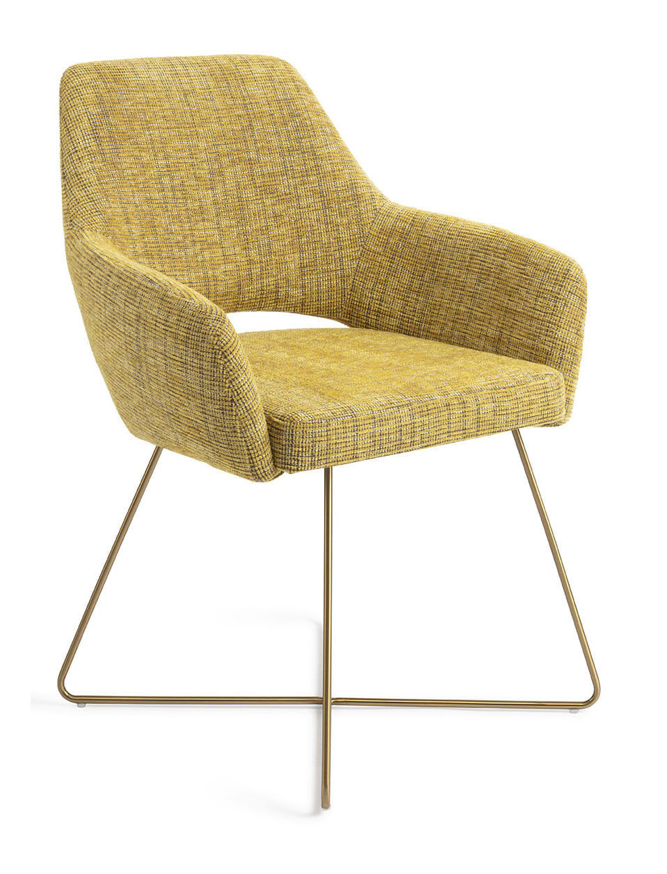Jesper Home Eetkamerstoel 'Yanai' Cross Gold