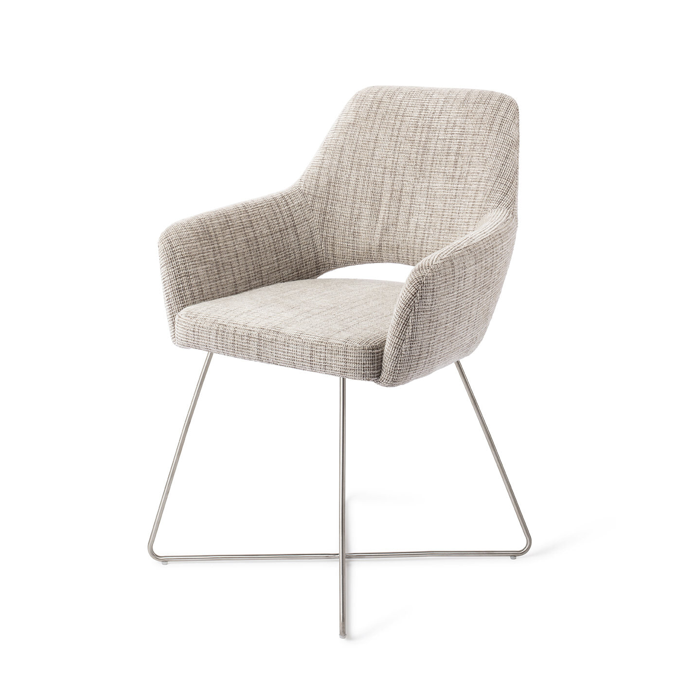Jesper Home Eetkamerstoel 'Yanai' Cross Steel