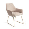 Jesper Home Eetkamerstoel 'Yanai' Slide Gold