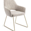 Jesper Home Eetkamerstoel 'Yanai' Slide Gold