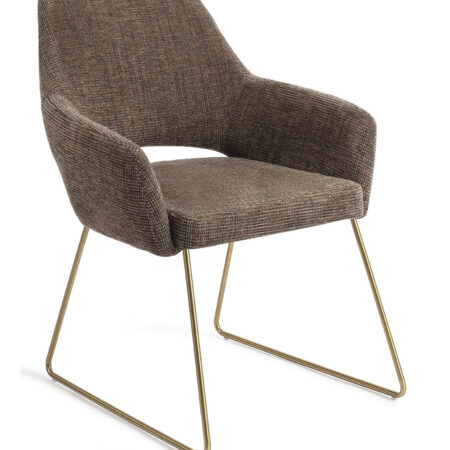 Jesper Home Eetkamerstoel 'Yanai' Slide Gold