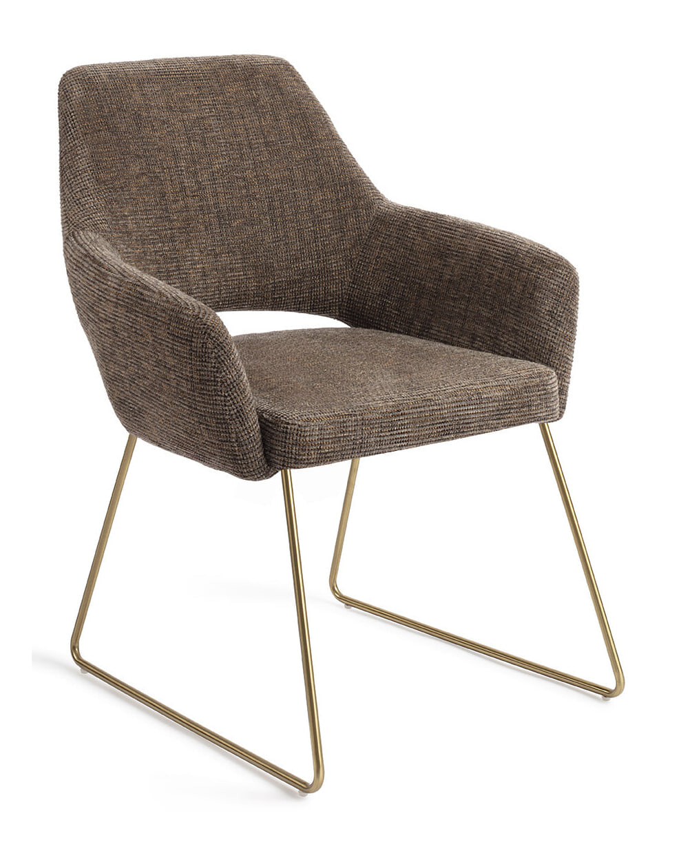 Jesper Home Eetkamerstoel 'Yanai' Slide Gold