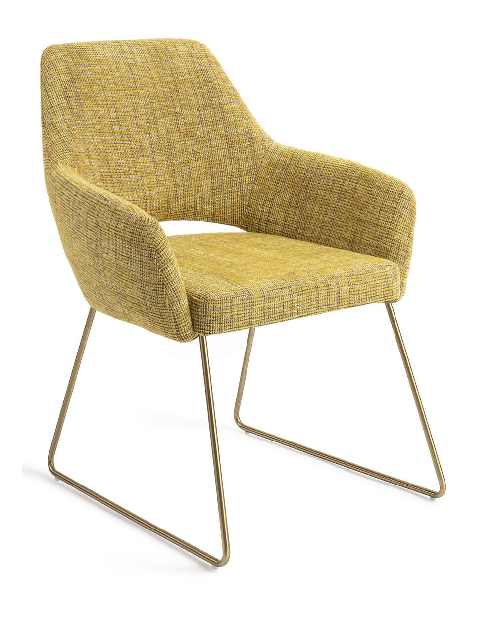 Jesper Home Eetkamerstoel 'Yanai' Slide Gold