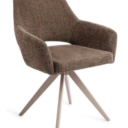 Jesper Home Eetkamerstoel 'Yanai' Turn Beige