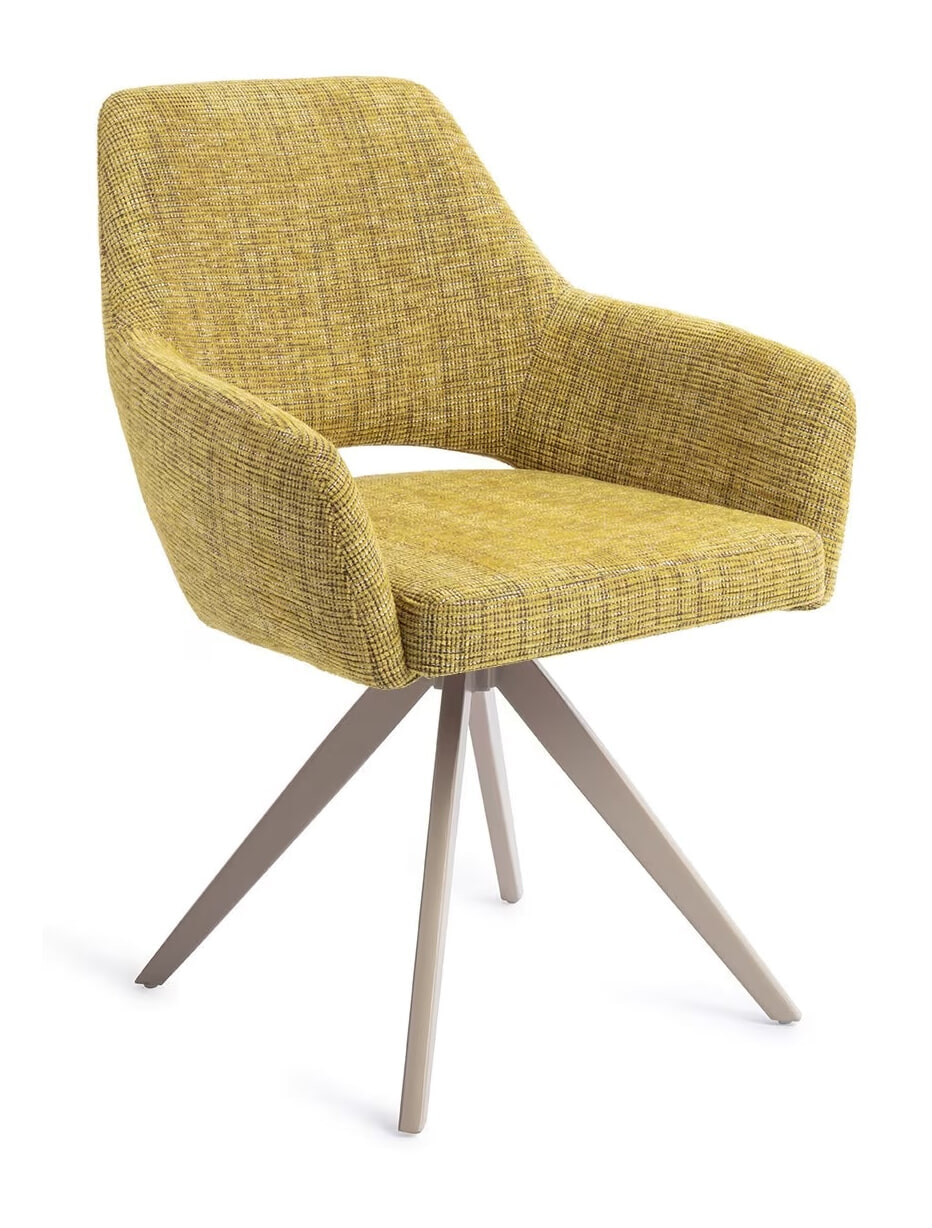 Jesper Home Eetkamerstoel 'Yanai' Turn Beige
