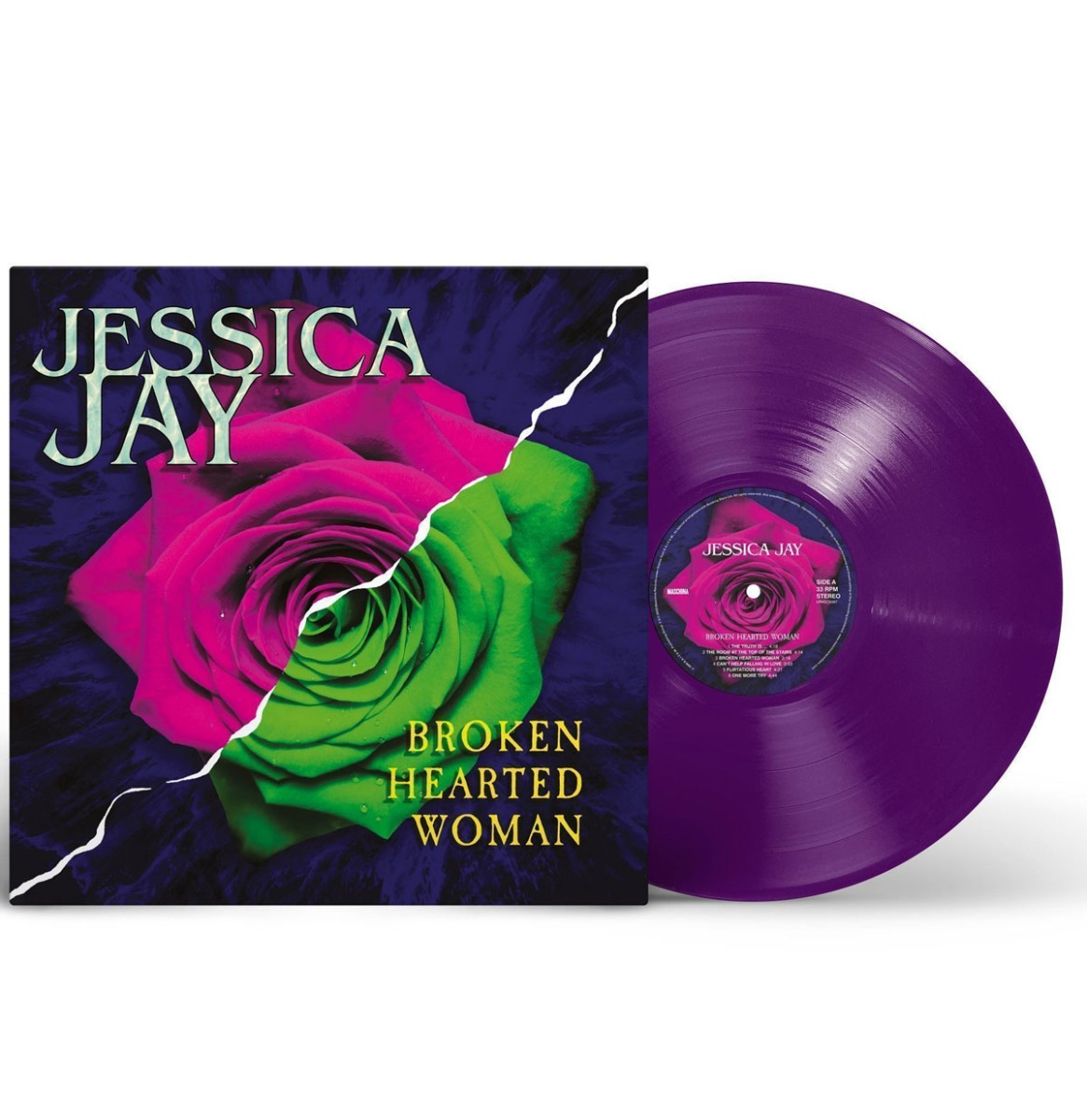 Jessica Jay - Broken Hearted Woman (Paars Vinyl) - GELIMITEERD (LP) | Maschina Records
