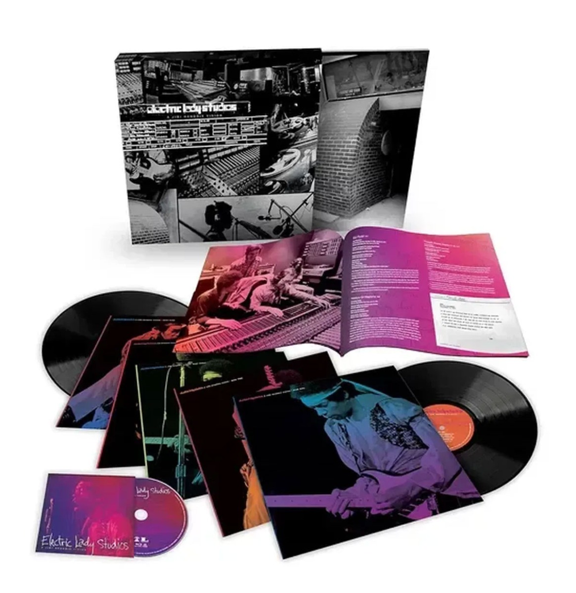 Jimi Hendrix - Electric Lady Studios: A Jimi Hendrix Vision (Box Set) 5 + Blu-Ray (LP) | Fiftiesstore