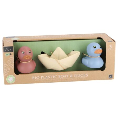 Jipy Bioplastic Set 2 Badeendjes En 1 Bootje | Jipy