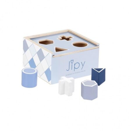 Jipy Vormenstoof Hout Blauw | Jipy