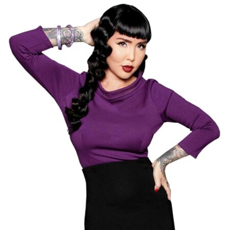 Joanie Top Purple-XS | 38% korting | Laura Byrnes
