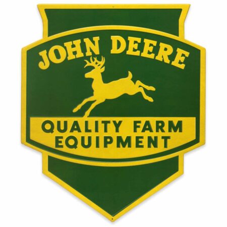 John Deere Quality Farm Equipment Metalen Bord - 61 x 52cm | John Deere