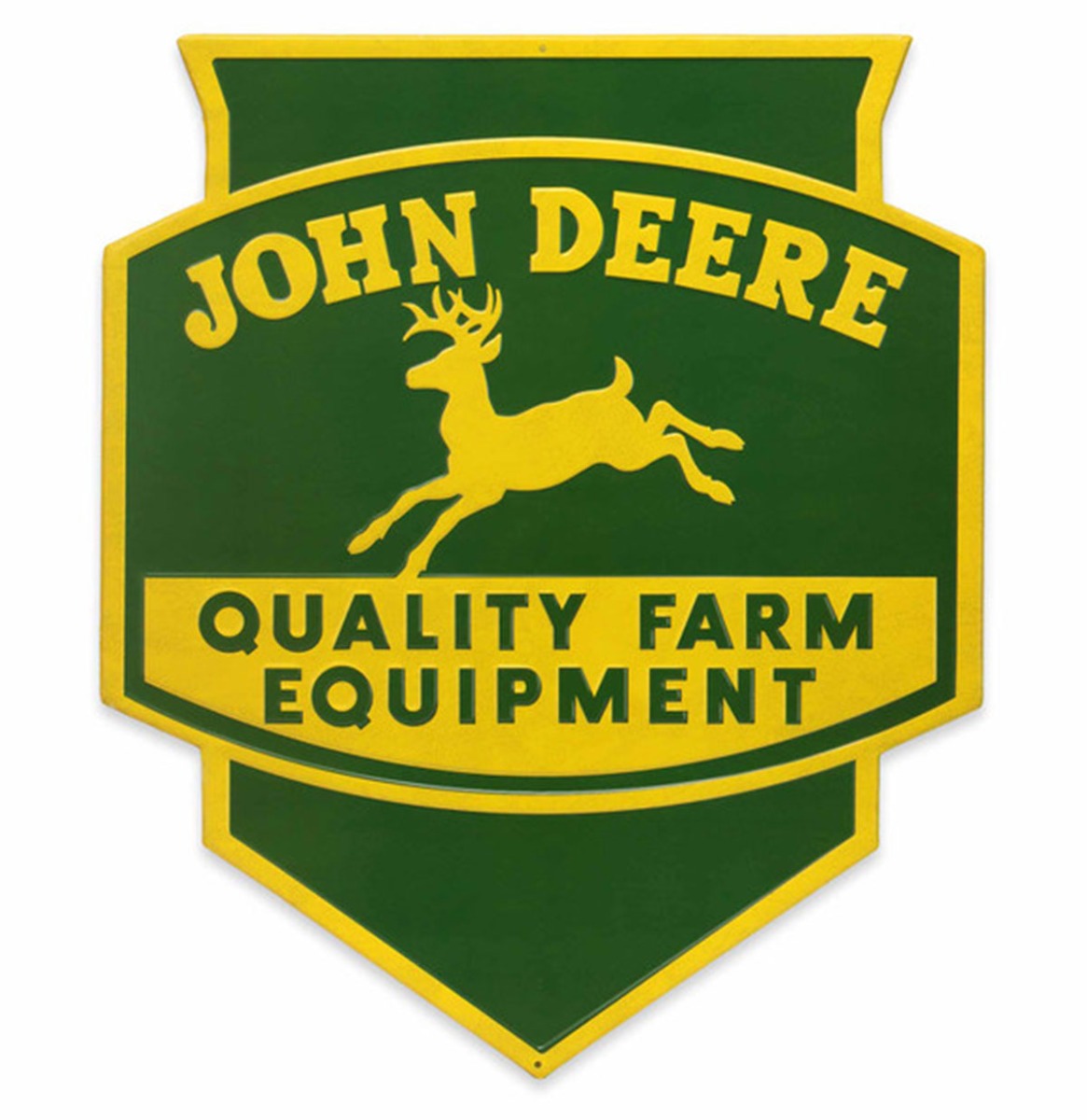 John Deere Quality Farm Equipment Metalen Bord - 61 x 52cm | John Deere