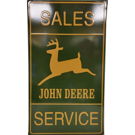 John Deere Sales Service Emaille Bord - 70 x 40 cm | John Deere