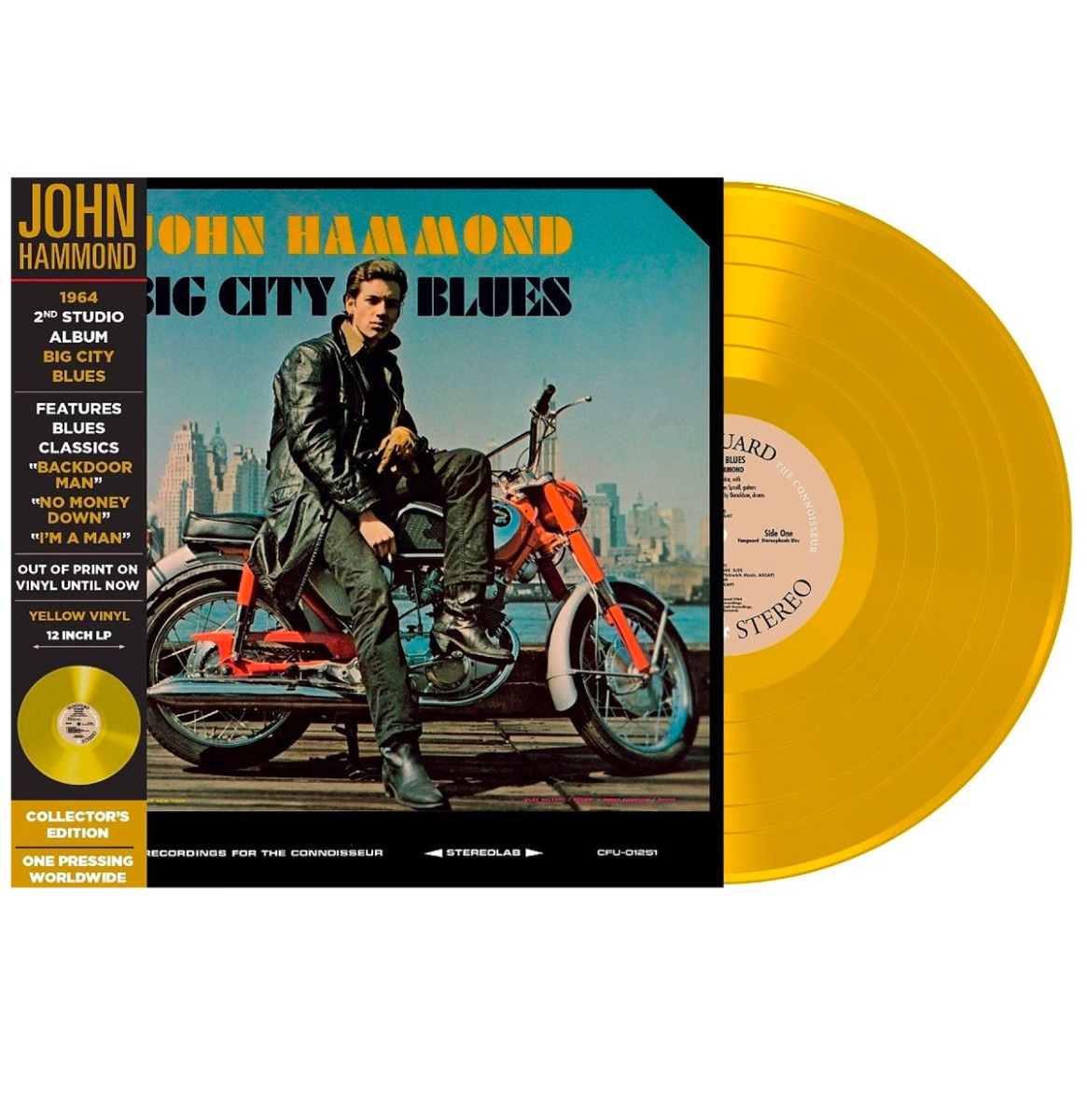 John Hammond - Big City Blues (Goud Vinyl) (LP) | Fiftiesstore