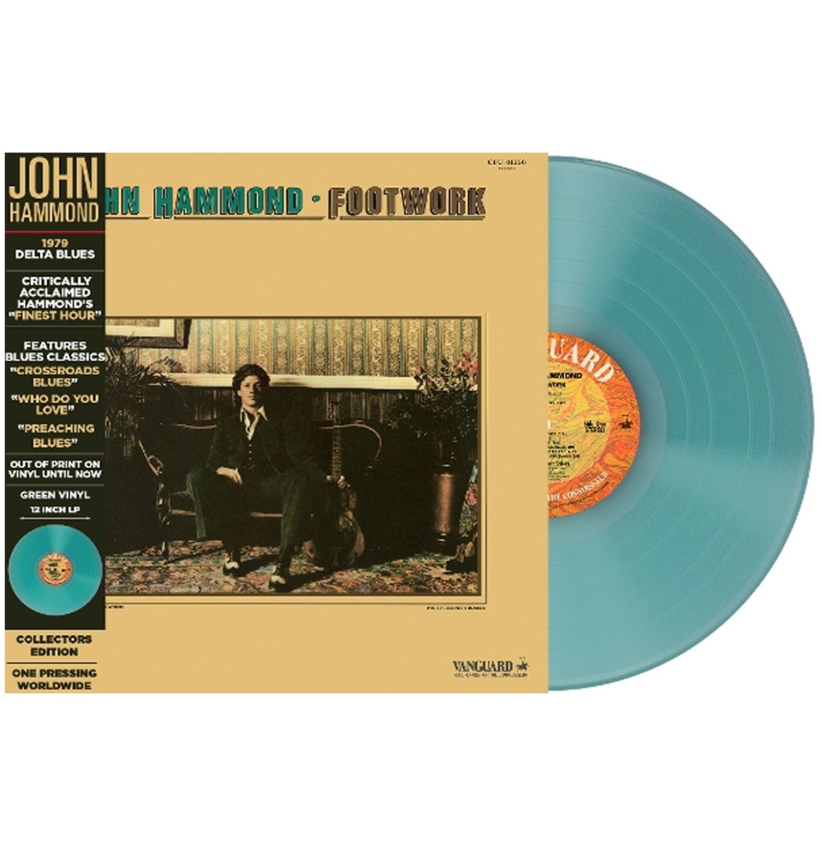 John Hammond - Footwork (Groen Vinyl) (LP) | Fiftiesstore