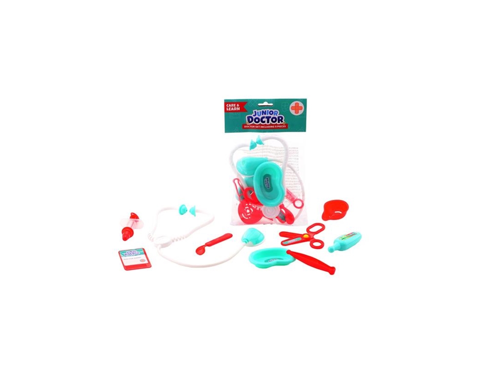 John Toy Dokter speelset 9-delig in zak | John Toy