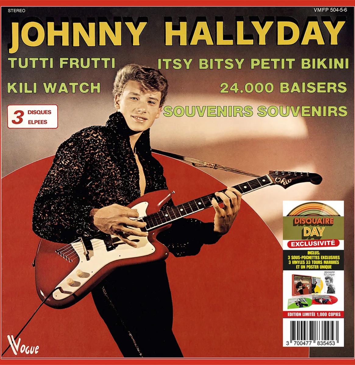 Johnny Hallyday - Le Coffret Vogue Made In Belgium (Gekleurd Vinyl) (Record Store Day 2023) 3 (LP) | Fiftiesstore
