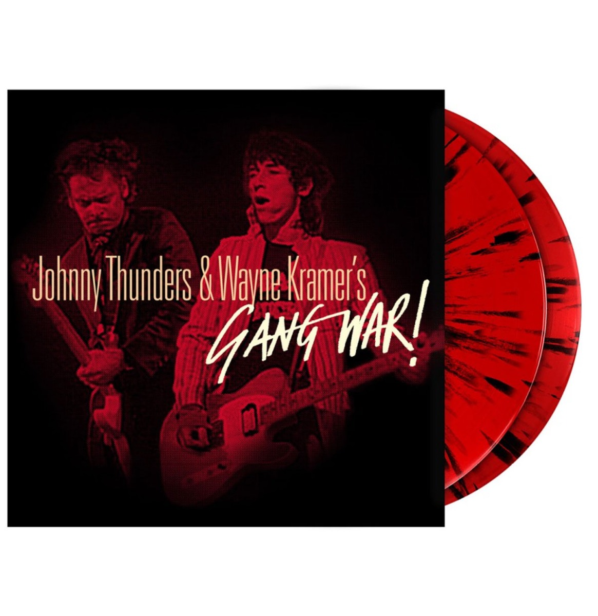 Johnny Thunders & Wayne Krame - Gang War! (Rood Zwart Splatter) (Record Store Day Black Friday 2025) 2 (LP) | Fiftiesstore