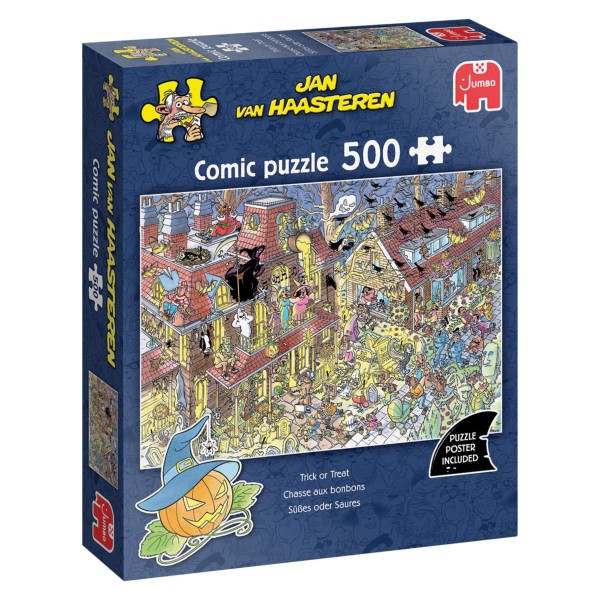Jumbo Puzzel Jan Van Haasteren Trick Or Treat (500) | Jumbo