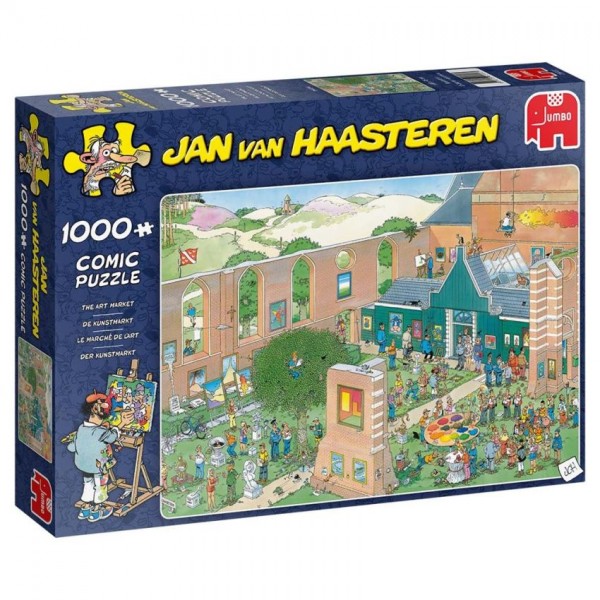 Jumbo Puzzel Jan van Haasteren De Kunstmarkt (1000) | Jumbo