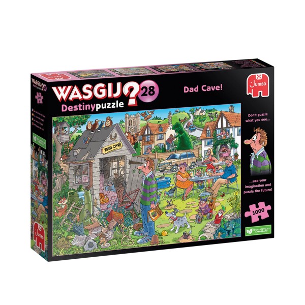 Jumbo Puzzel Wasgij 28 Mancave Van Pa! 1000 Stukjes | Jumbo