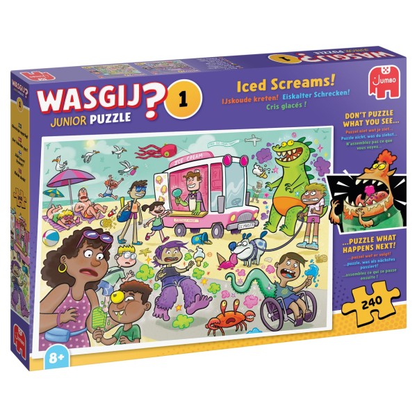 Jumbo Puzzel Wasgij Junior 1 Ijskoude Kreten (240) | Jumbo