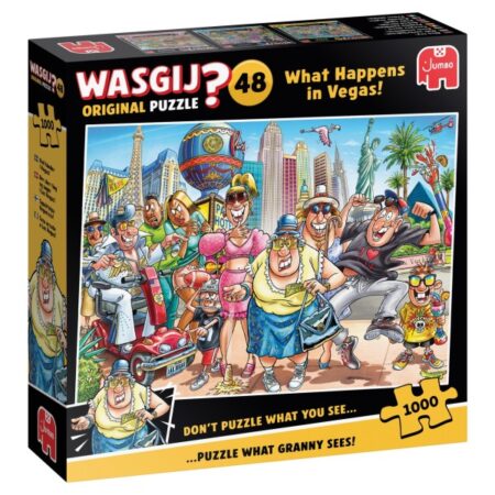 Jumbo Puzzel Wasgij Original 48 Titel What Happens In Vegas (1000) | Jumbo