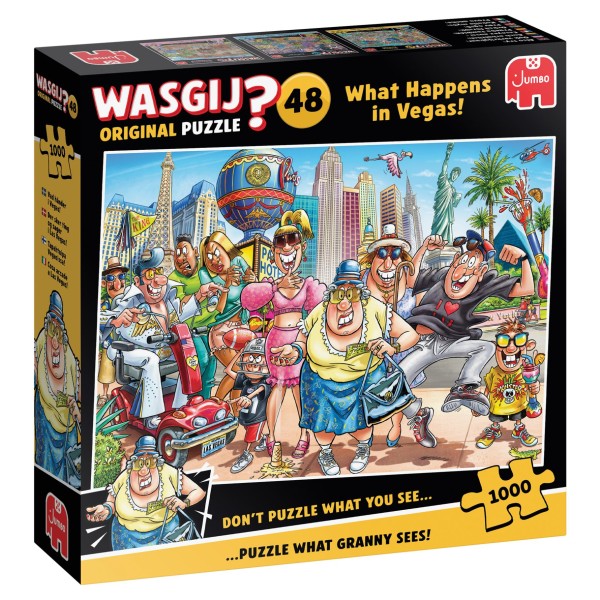 Jumbo Puzzel Wasgij Original 48 Titel What Happens In Vegas (1000) | Jumbo