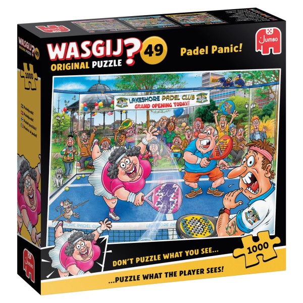 Jumbo Puzzel Wasgij Original 49 Paniek Op Padelbaan (1000) | Jumbo