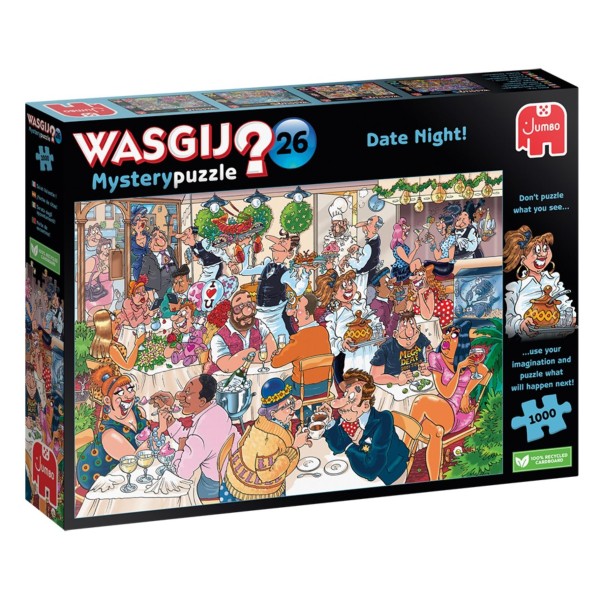 Jumbo Puzzel Wasgij Retro Mysterie 26 Date Night 1000 Stukjes | Jumbo