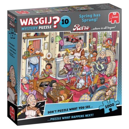 Jumbo Puzzel Wasgij Retro Mystery 10 Voorjaars Schoonmaak (1000) | Jumbo