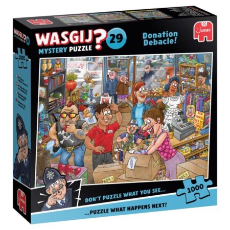 Jumbo puzzel Wasgij Mystery 29 Donatiedebacle (1000) | Jumbo