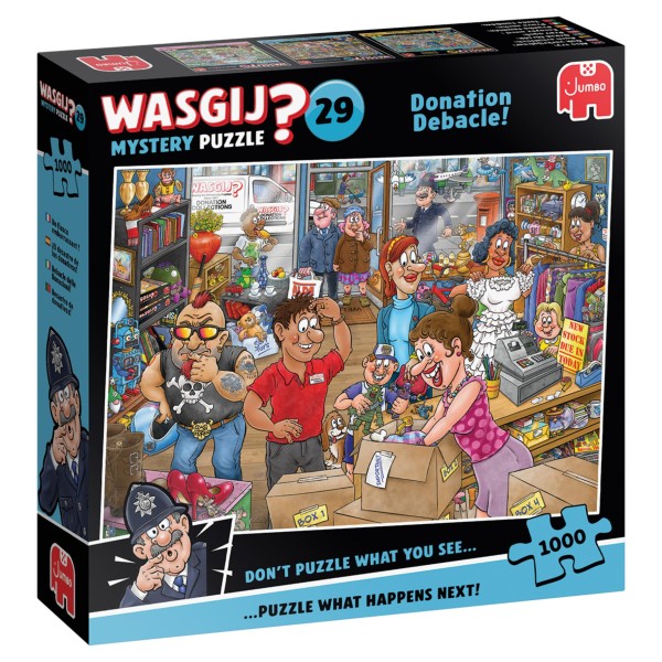 Jumbo puzzel Wasgij Mystery 29 Donatiedebacle (1000) | Jumbo