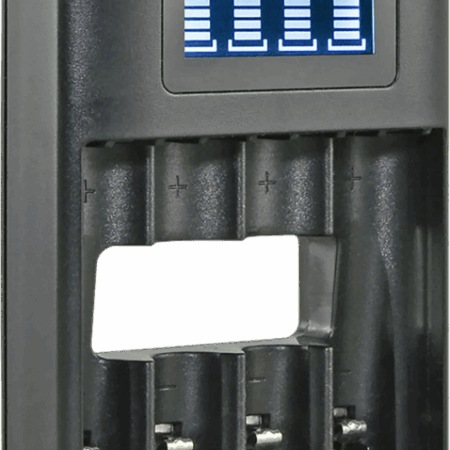 Jupio USB 4-slots Battery Fast Charger LCD
