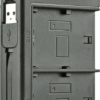 Jupio USB Duo Charger LCD voor Fujifilm NP-W126(S)