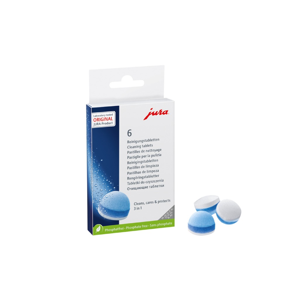 Jura 3 in 1 reinigingstabl. (6 st.) Reinigingstablet | JURA