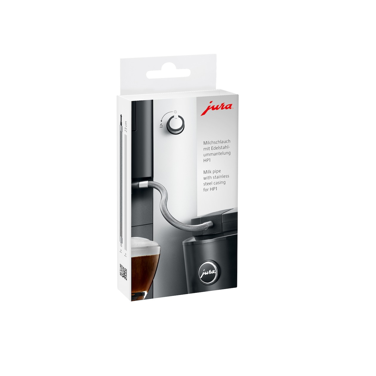Jura Melkslang met RVS mantel HP1 Koffie accessoire Zilver | JURA