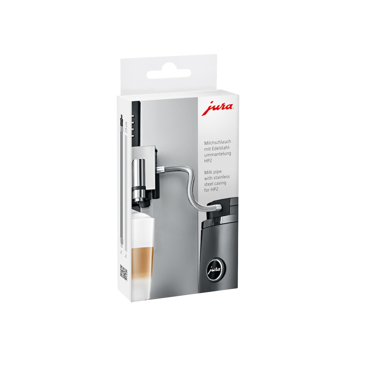 Jura Melkslang met RVS mantel HP2 Koffie accessoire Zilver | JURA