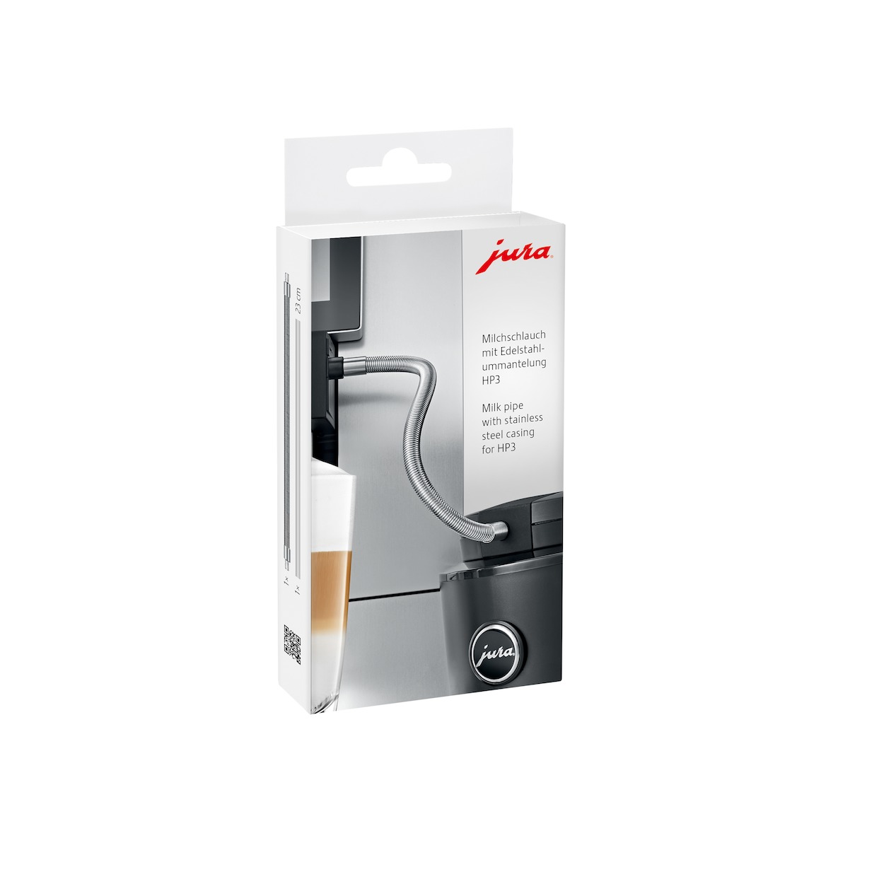 Jura Melkslang met RVS mantel HP3 Koffie accessoire Zilver | JURA