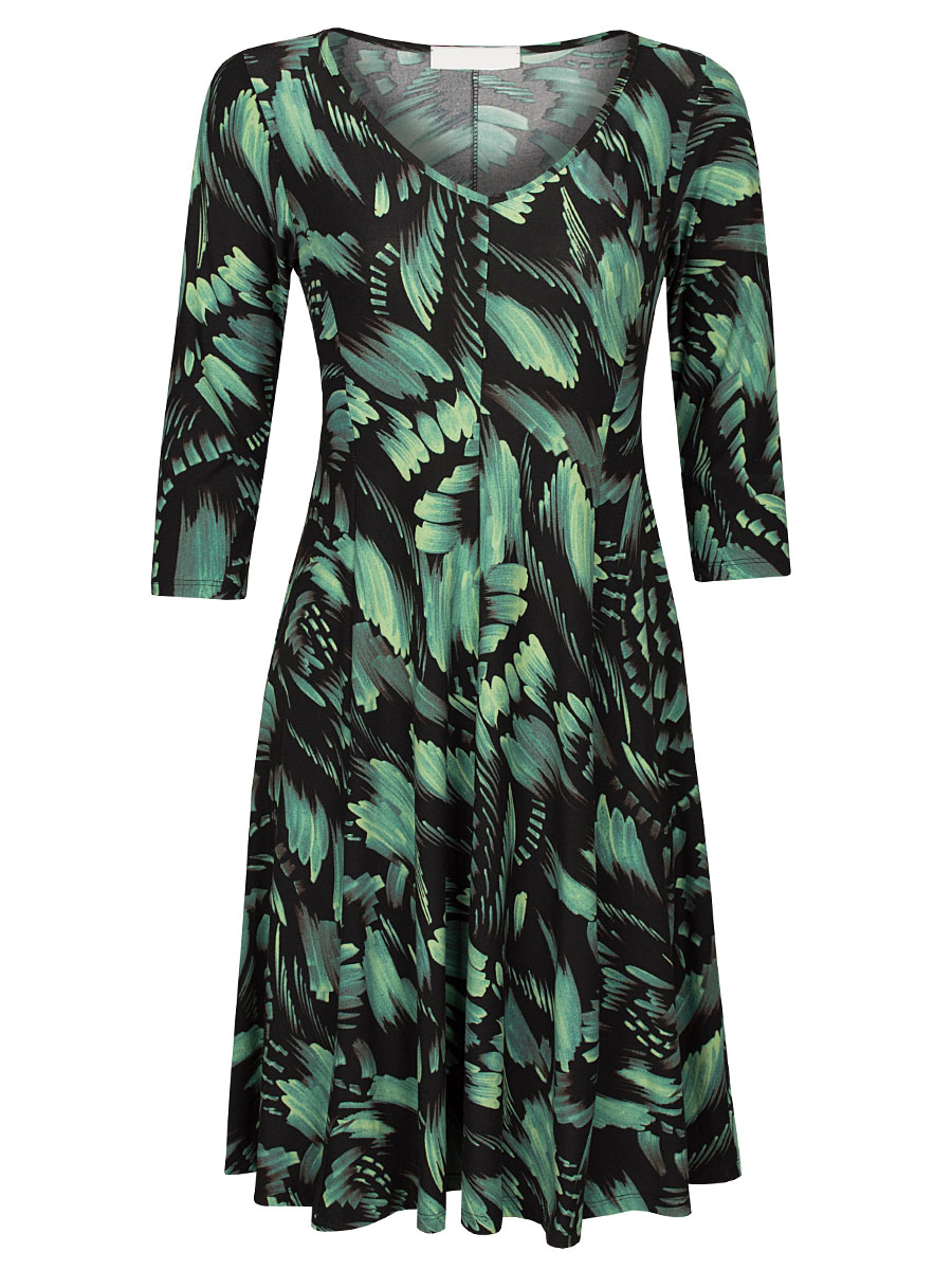 Jurk Betty Groen | Fashionize