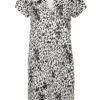 Jurk Chelsey Leopard Wit | Fashionize